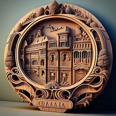 3D model Oradea in Romania (STL)